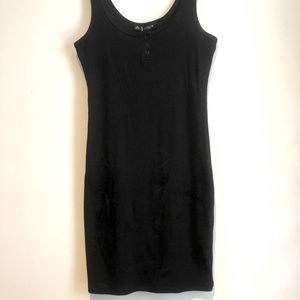 Black Zara fitted tank dress-